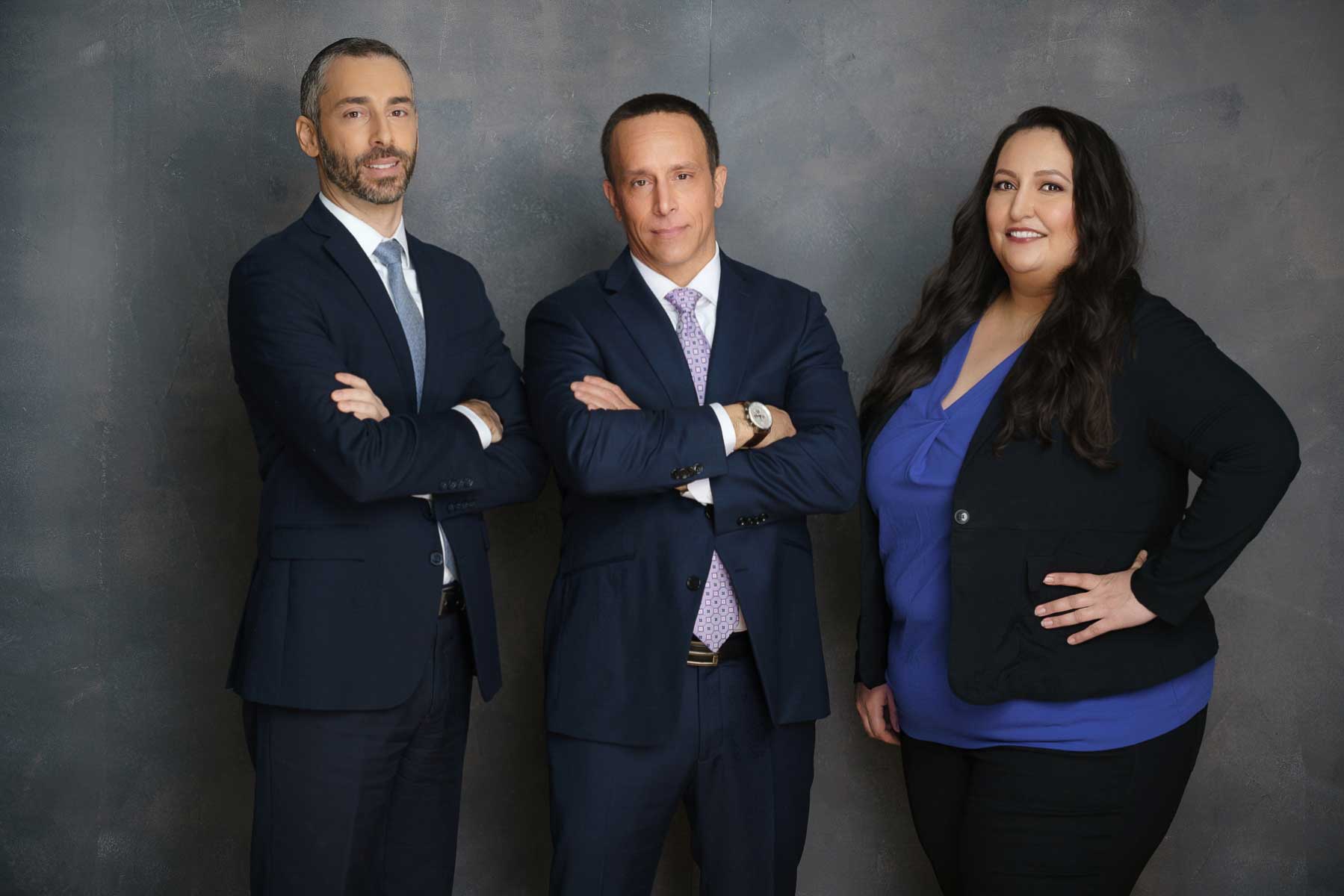 Joshua Kopple, Michael Kopple, and Marianna Oustinovskaya